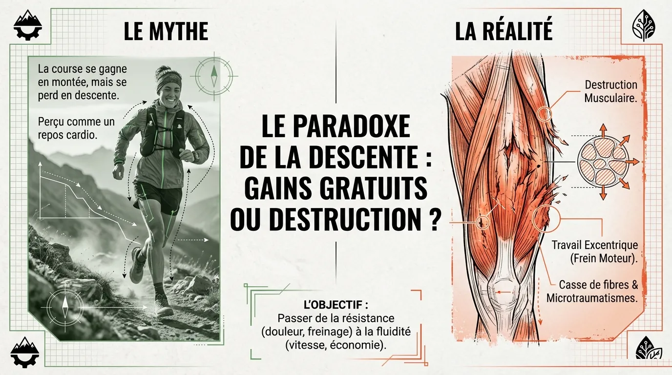 Le mythe et la réalité de la descente